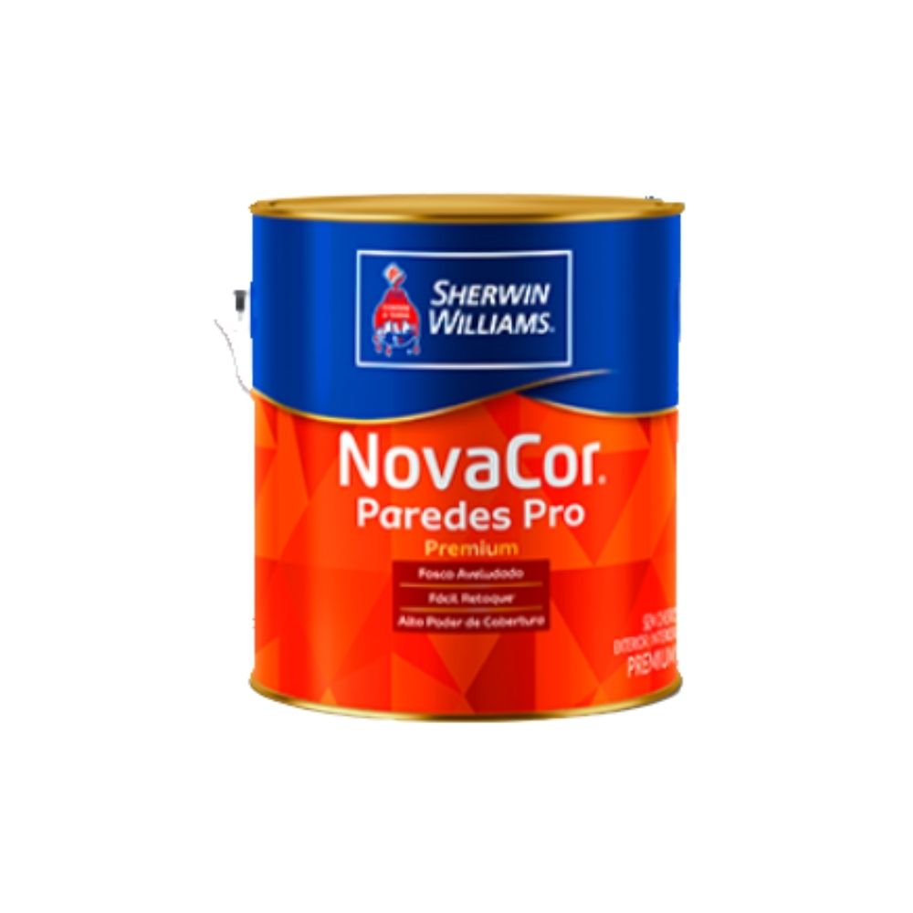 Tinta Premium Novacor Paredes Pro Fosco 18l Sherwin Williams Politintas 4369