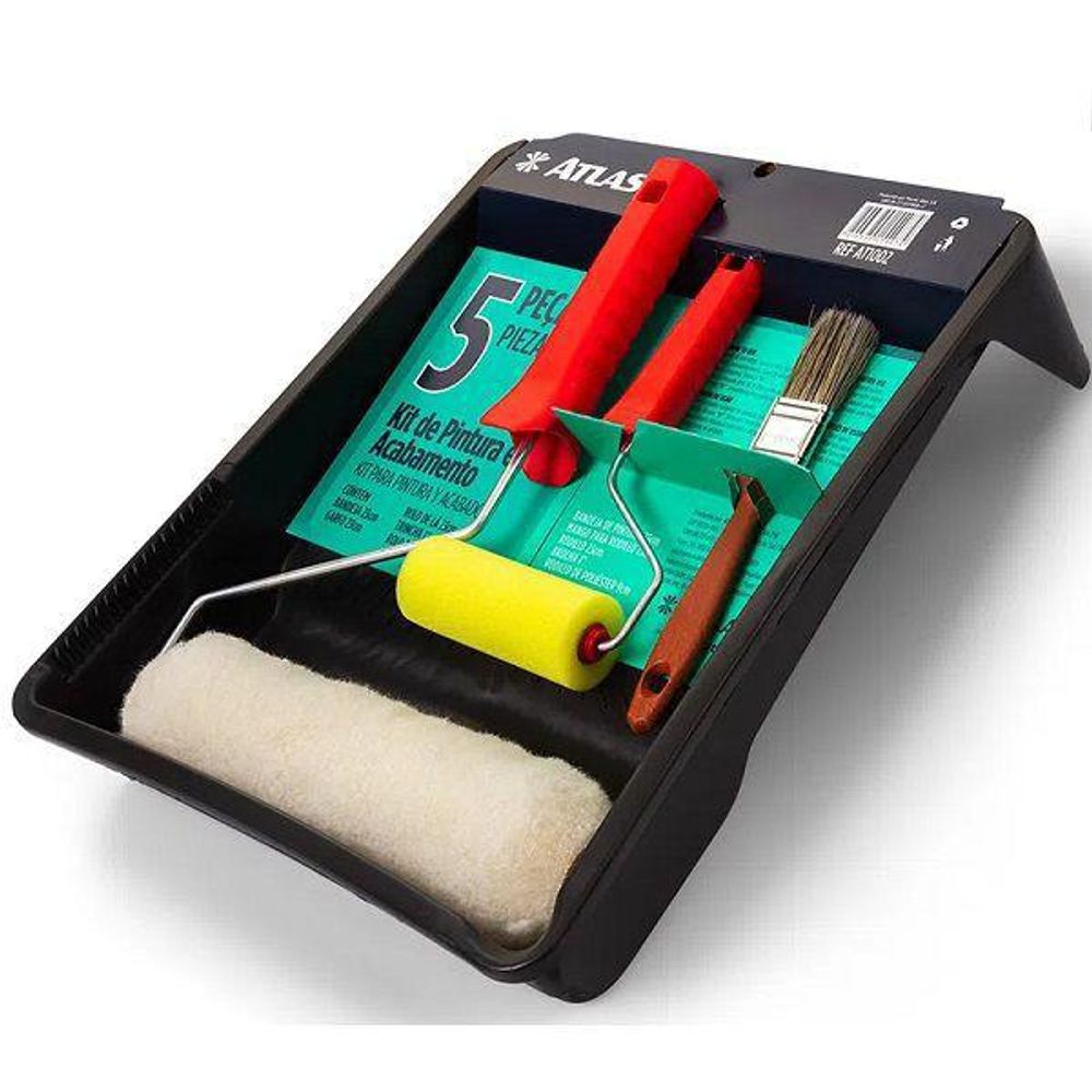 kit Bandeja para Pintura 5 Peças - ATLAS